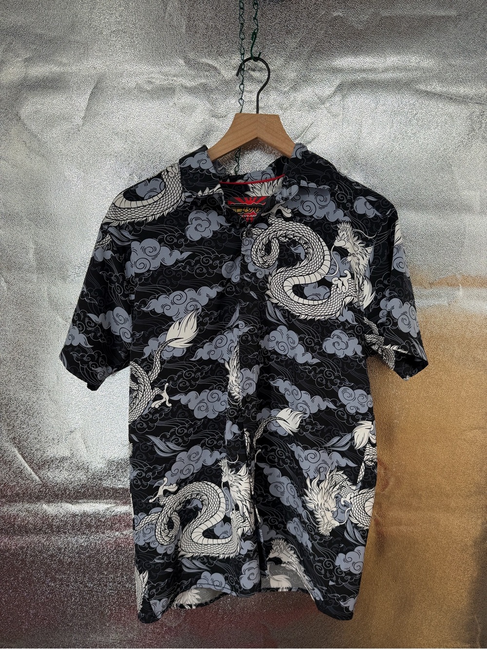 Fresh prints Japanese Dragon Shirt Medium
